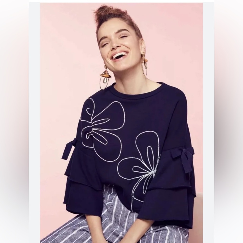 Parker Oamara Sweatshirt in navy size medium